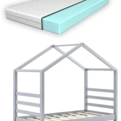 Lit Cabane Vardø Avec Matelas