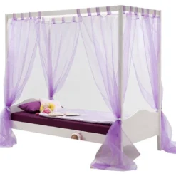 Lit à Baldaquin NADINE 90x200 Cm