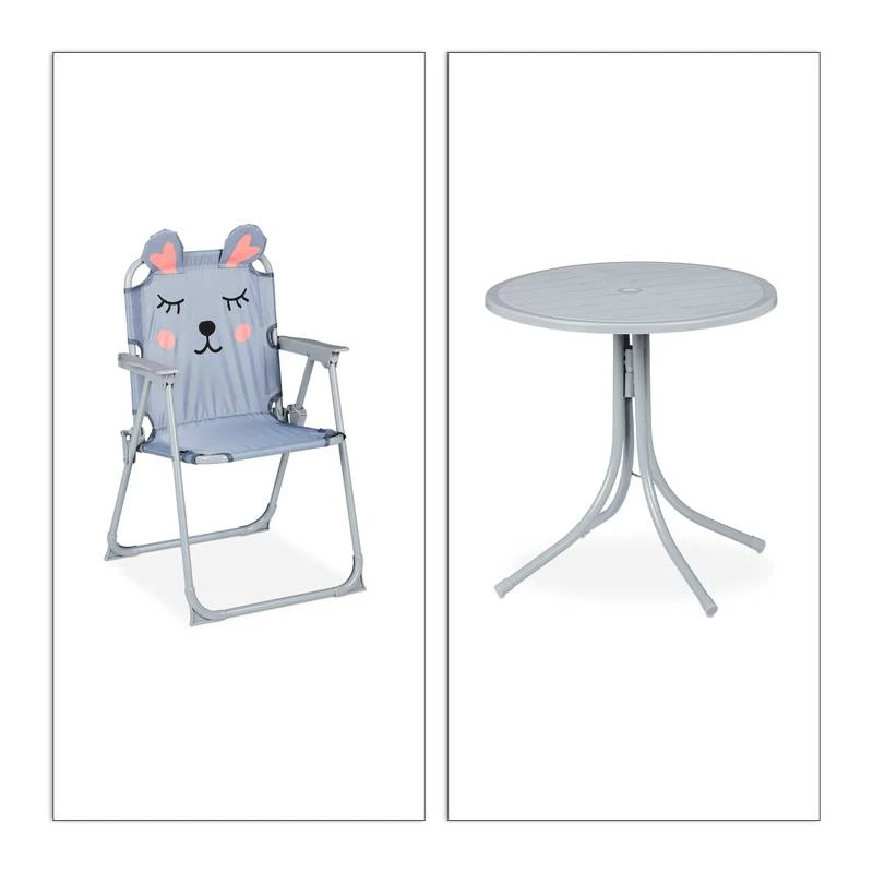 Chaises Table Enfants Avec Parasol â Image 8