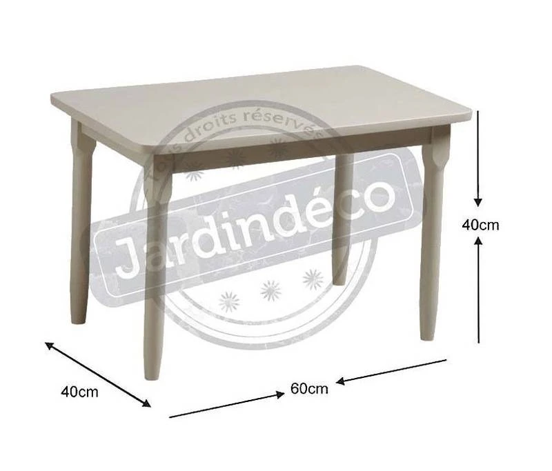 Table Enfant En HĂȘtre â Image 6