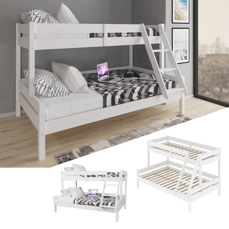 Lit SuperposĂ© Everest 200x120cm Blanc â Image 3