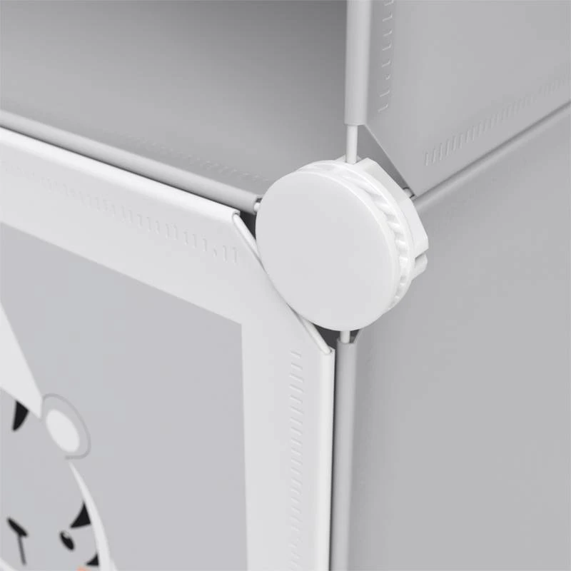 Armoire Andy Gris Modulable Grande â Image 3