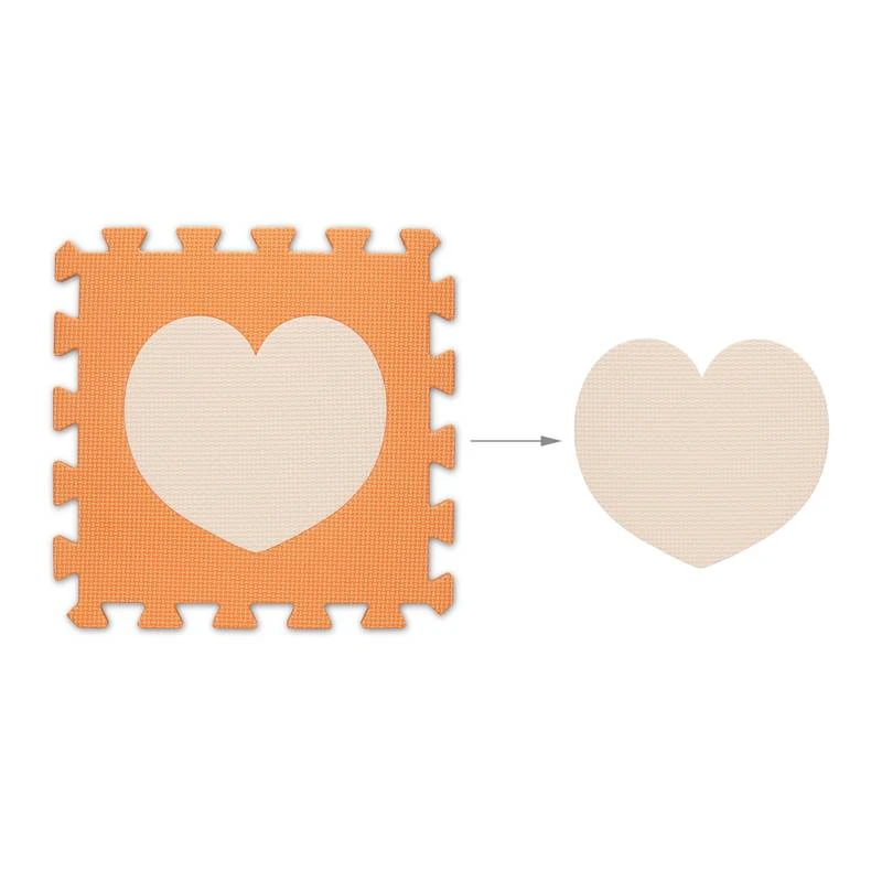 18 Pièces Tapis Puzzle Cœur – Image 7