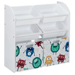 Meuble à Jouets Thème "petits Monstres"