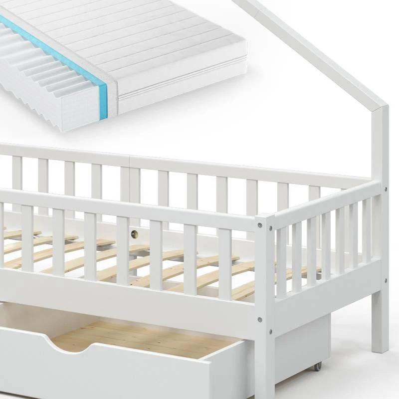 Lit Cabane Noemi, Matelas Et 2 Tiroirs â Image 6