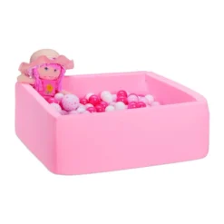 Piscine Ă Balles Mousse Rose