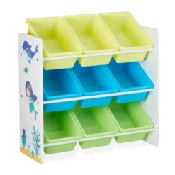 Etagère Enfants 9 Boîtes Et Motif