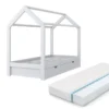 Lit Cabane Wiki 90x200cm Avec Matelas