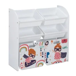 Meuble à Jouets Thème "petite Héroïne"