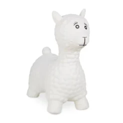 Animal Sauteur Blanc Crème