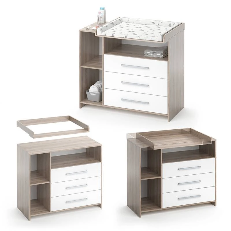 Commode Ă Langer Oskar Blanc/sonoma â Image 3