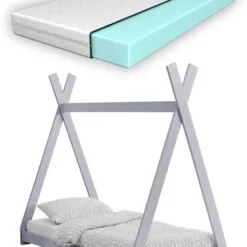 Lit Tipi Onejda Enfants Matelas