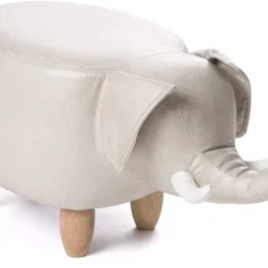 Pouf Tabouret Enfant éléphant CLINT