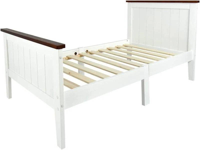 Lit Blanc Sans Un Matelas WALNUT 70/140