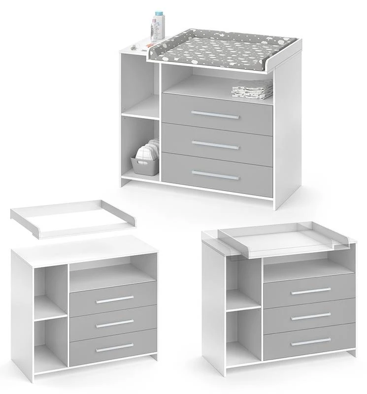 Commode Ă Langer Oskar Blanc/gris â Image 6