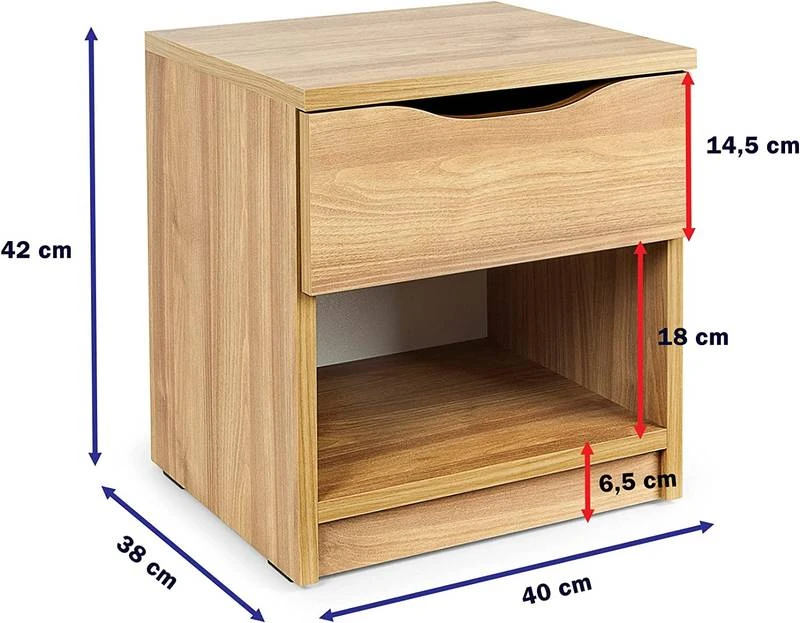 Table De Chevet En Bois Moderne â Image 4