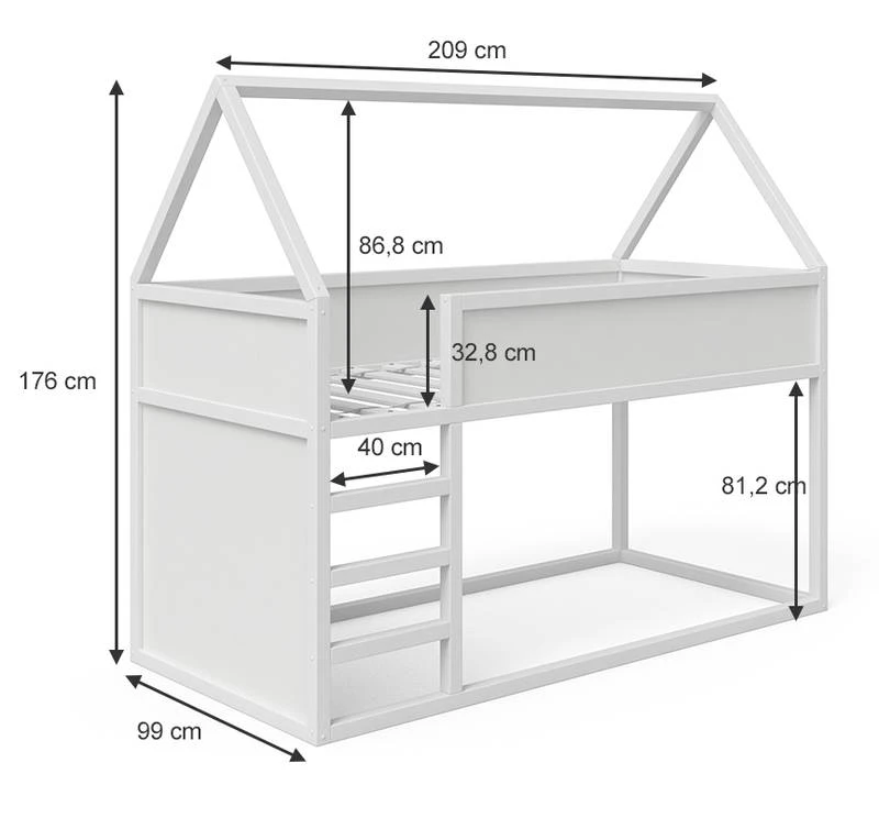 Lit Mezzanine Pinocchio 200x90cm â Image 5