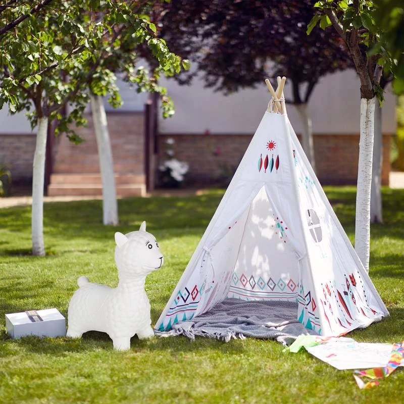 Animal Sauteur Blanc CrĂšme â Image 2