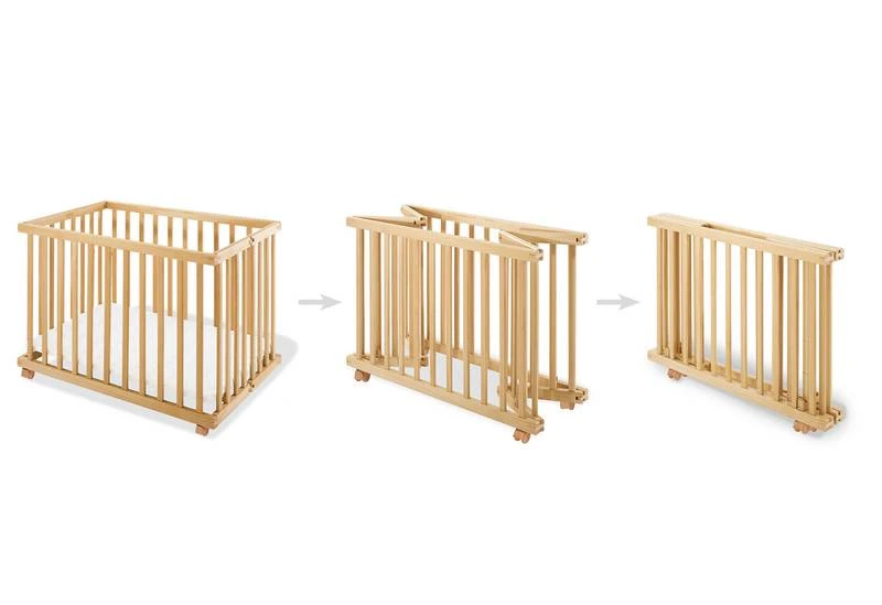 Pinolino Parc Bébé Levin Petit, Pliant Non Traité – Image 2