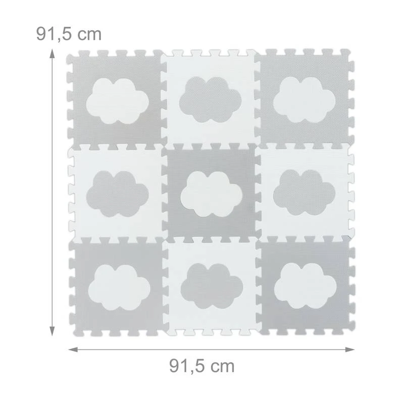 18 PiĂšces Tapis De Sol Puzzle Nuage â Image 4