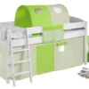 Lit Mezzanine Ludique IDA Vert Beige