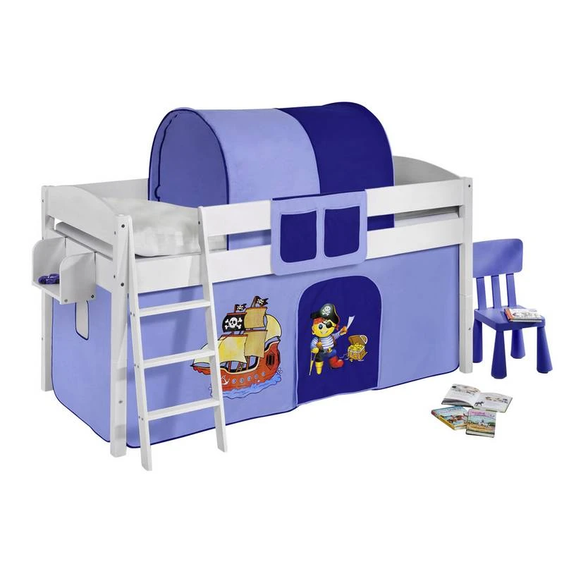 Lit Mezzanine Ludique IDA Pirate Bleu â Image 5