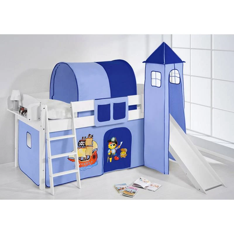 Lit Mezzanine Ludique IDA Pirate Bleu â Image 2